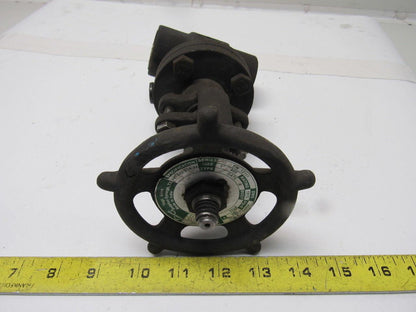 Flowserve SW12111 40405-2 R21 1" Socket Weld 800# Gate Valve