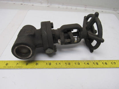 Flowserve SW12111 40405-2 R21 1" Socket Weld 800# Gate Valve