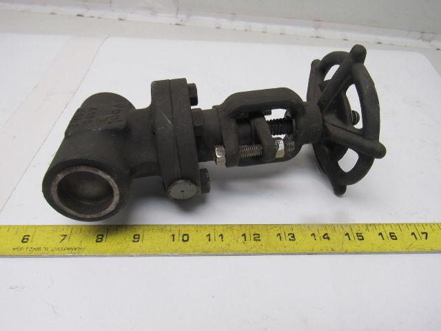 Flowserve SW12111 40405-2 R21 1" Socket Weld 800# Gate Valve
