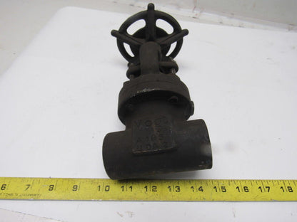 Flowserve SW12111 40405-2 R21 1" Socket Weld 800# Gate Valve