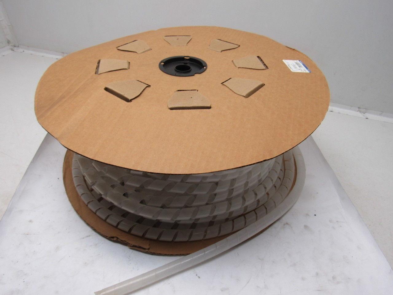 Thomas & Betts SRPE-750-9-C Catamount 3/4" Poly Spiral Wire Wrap Clear 100'
