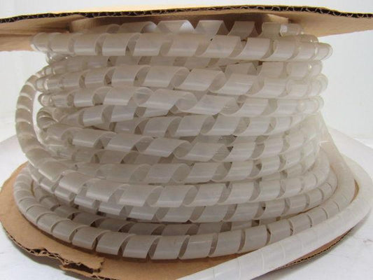 Thomas & Betts SRPE-750-9-C Catamount 3/4" Poly Spiral Wire Wrap Clear 100'