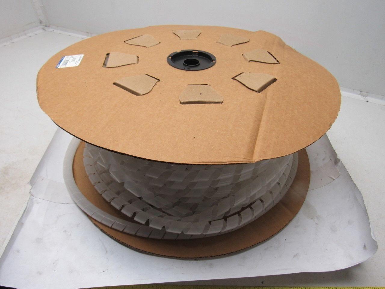 Thomas & Betts SRPE-750-9-C Catamount 3/4" Poly Spiral Wire Wrap Clear 100'