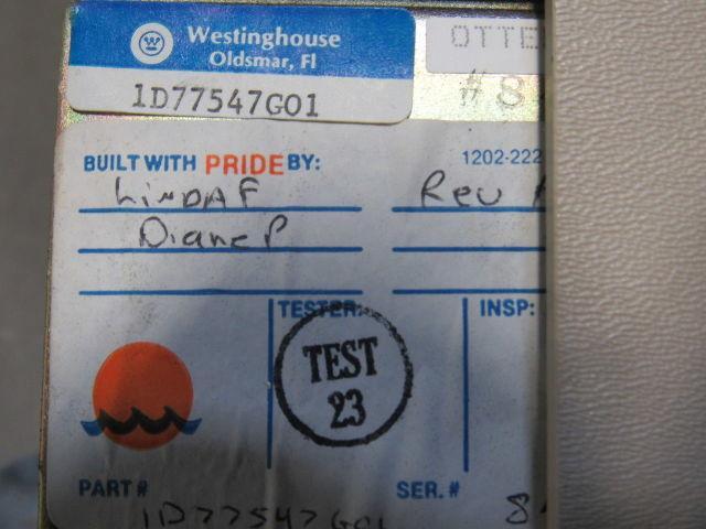 Westinghouse 1D77547G01 125 Hp Gate Drive Assembly AF Drive Accutrol 300