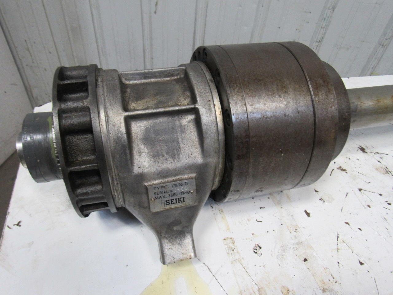 Seiki 170/55-25 3600 RPM Hydraulic Spindle Actuator CNC Lathe 26" Bar