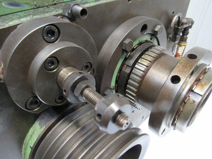 Hitachi Seiki HT25 CNC Lathe Belt Drive Gear Reducer Assembly Thru Bore