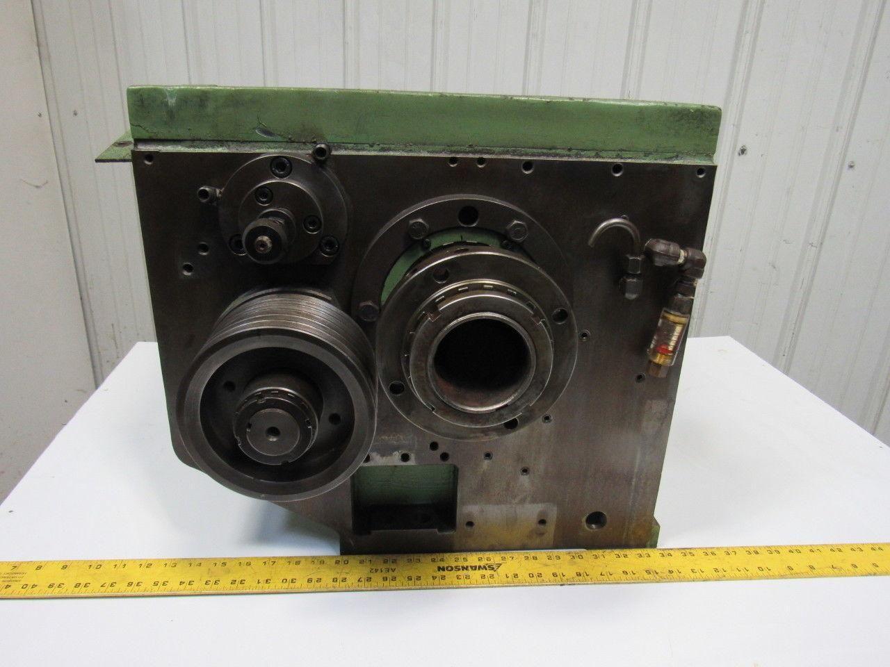 Hitachi Seiki HT25 CNC Lathe Belt Drive Gear Reducer Assembly Thru Bore