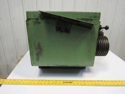 Hitachi Seiki HT25 CNC Lathe Belt Drive Gear Reducer Assembly Thru Bore