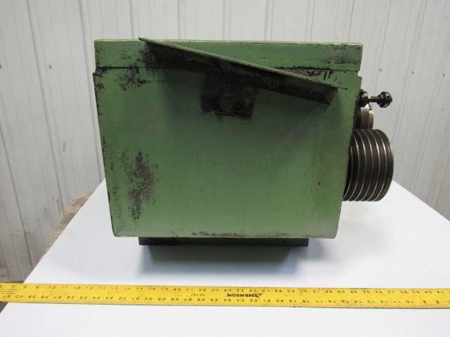 Hitachi Seiki HT25 CNC Lathe Belt Drive Gear Reducer Assembly Thru Bore