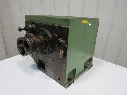 Hitachi Seiki HT25 CNC Lathe Belt Drive Gear Reducer Assembly Thru Bore