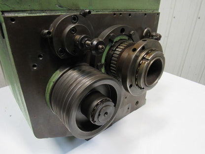 Hitachi Seiki HT25 CNC Lathe Belt Drive Gear Reducer Assembly Thru Bore