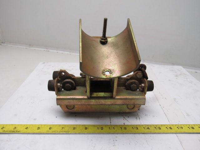 Bridge Crane C-Track Flat Cable Festoon Single Saddle Trolley 8"