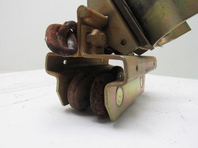 Bridge Crane C-Track Flat Cable Festoon Single Saddle Trolley 5-1/2"