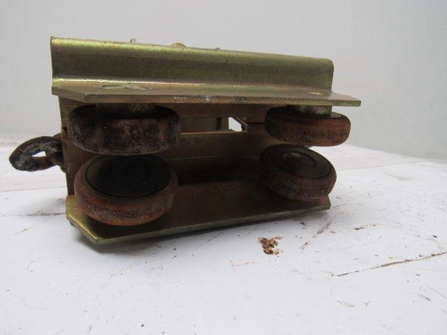 Bridge Crane C-Track Flat Cable Festoon Single Saddle Trolley 5-1/2"