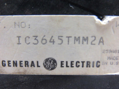 General Electric IC3645TMM2A Forklift Card From Komatsu FB 30SH-4