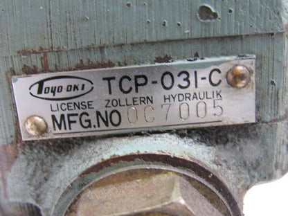 Toyo-oki TCP-03I-C Hydraulic Gear Pump Forklift