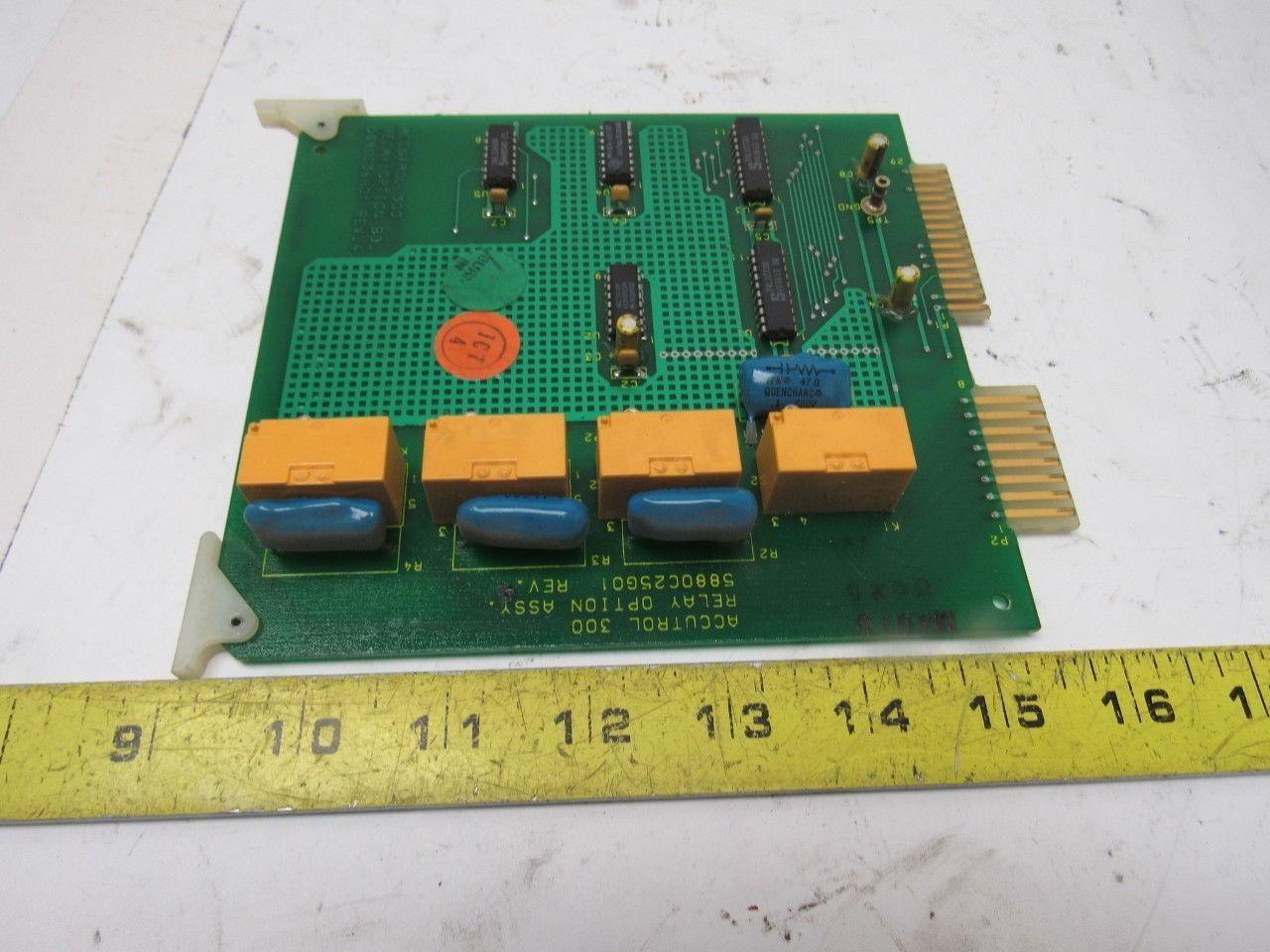 Westinghouse Accutrol 300 5880C25G01 Rev 4 Relay Option Board