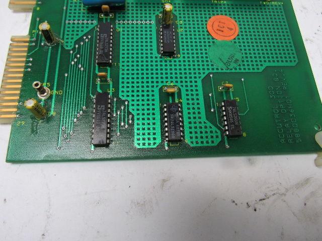 Westinghouse Accutrol 300 5880C25G01 Rev 4 Relay Option Board