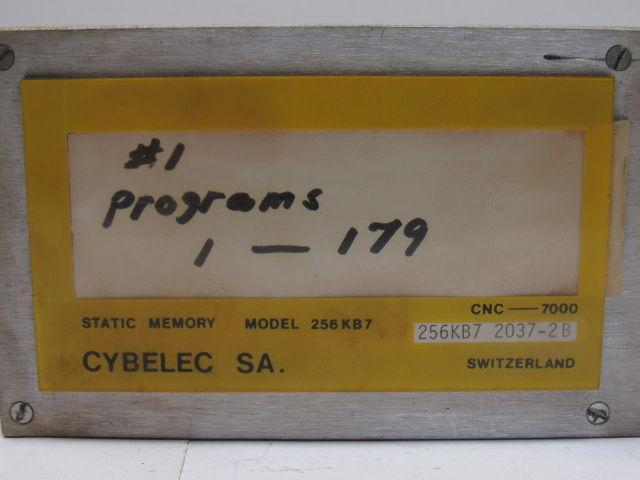 Cybelec 256 KB7 256KB7 2037-2B Static Memory Card CNC-7000