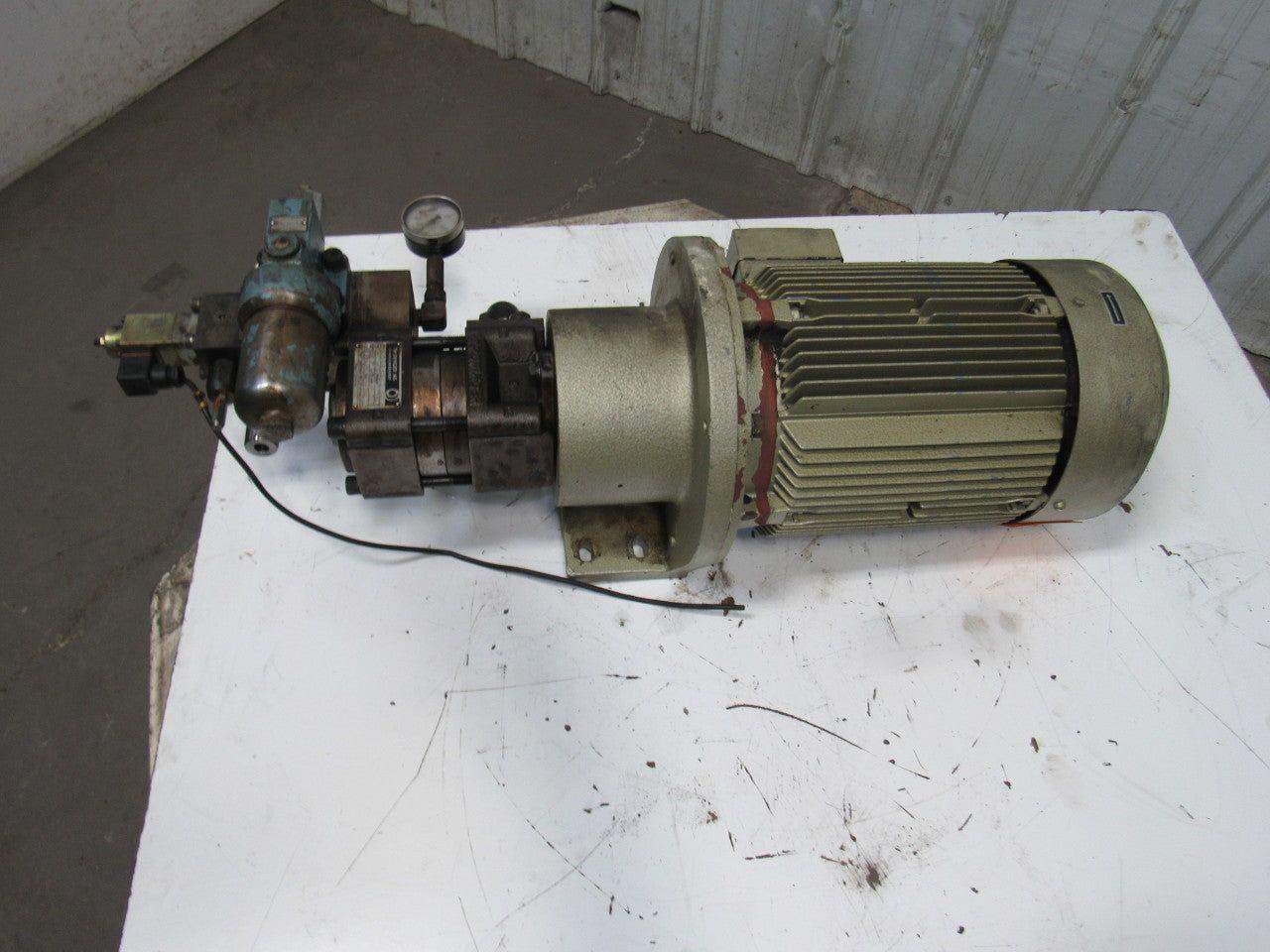 AEG Truninger AM 132MR QT33-012 10Hp 7.5kW 1740RPM 208V Hydraulic Pump 320 Bar