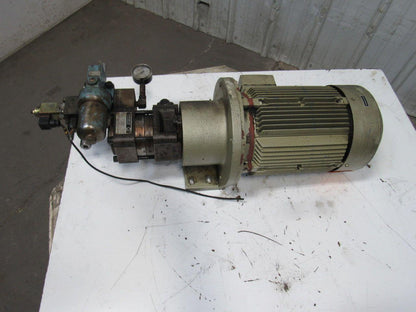 AEG Truninger AM 132MR QT33-012 10Hp 7.5kW 1740RPM 208V Hydraulic Pump 320 Bar