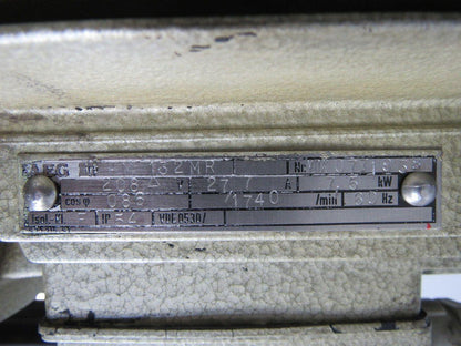 AEG Truninger AM 132MR QT33-012 10Hp 7.5kW 1740RPM 208V Hydraulic Pump 320 Bar