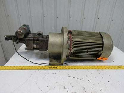 AEG Truninger AM 132MR QT33-012 10Hp 7.5kW 1740RPM 208V Hydraulic Pump 320 Bar