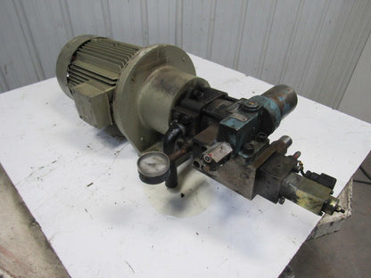 AEG Truninger AM 132MR QT33-012 10Hp 7.5kW 1740RPM 208V Hydraulic Pump 320 Bar
