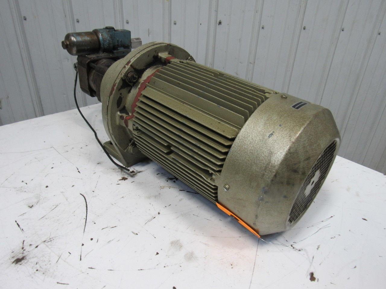 AEG Truninger AM 132MR QT33-012 10Hp 7.5kW 1740RPM 208V Hydraulic Pump 320 Bar