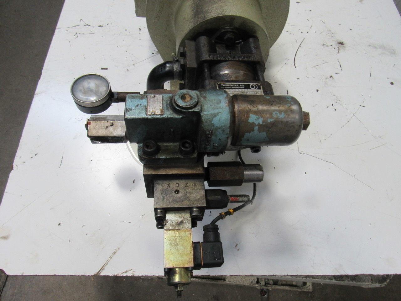 AEG Truninger AM 132MR QT33-012 10Hp 7.5kW 1740RPM 208V Hydraulic Pump 320 Bar