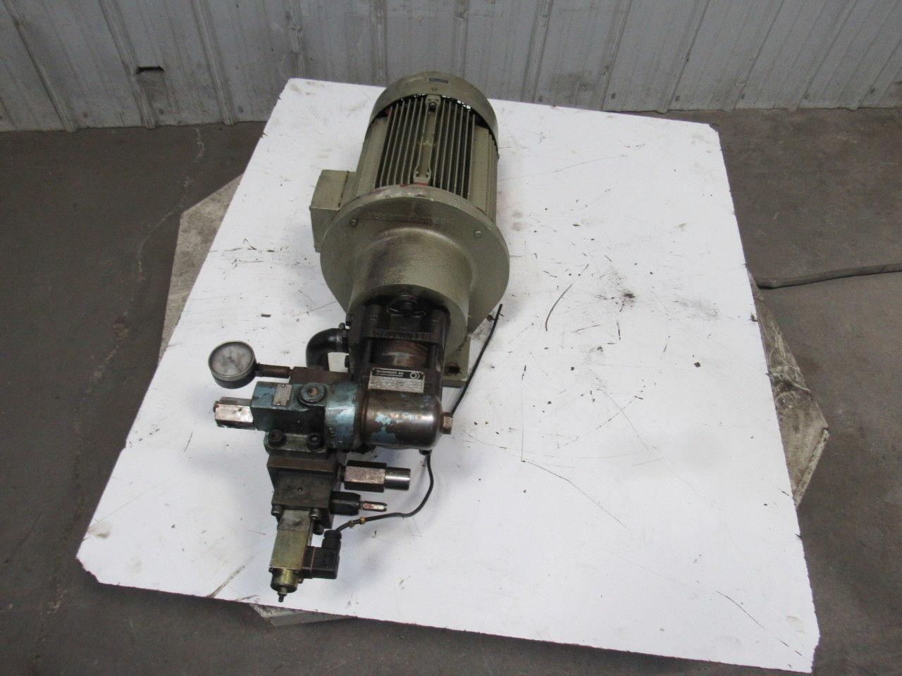 AEG Truninger AM 132MR QT33-012 10Hp 7.5kW 1740RPM 208V Hydraulic Pump 320 Bar