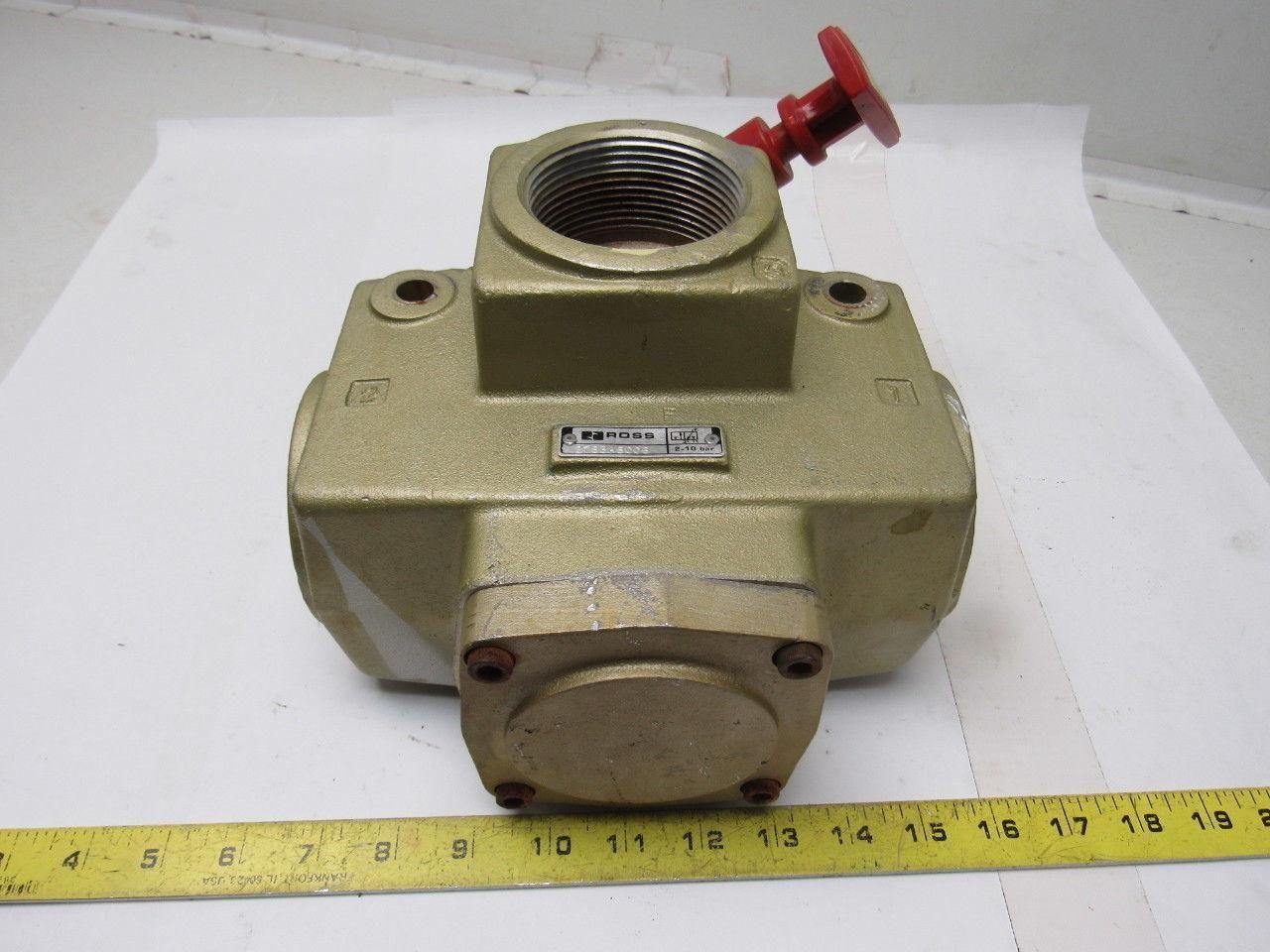 Ross 2783A8006 Pneumatic Air Pilot Lock-Out Dump Valve 1-1/2" NPT 2-10 Bar