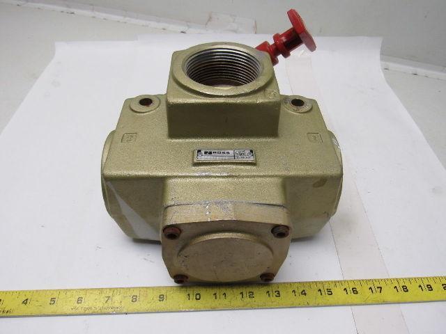 Ross 2783A8006 Pneumatic Air Pilot Lock-Out Dump Valve 1-1/2" NPT 2-10 Bar
