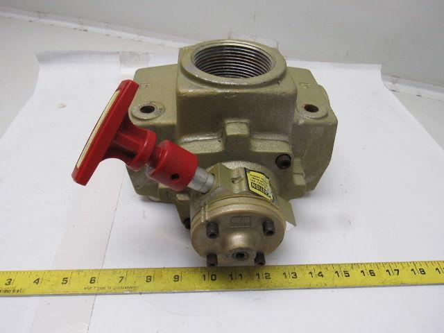 Ross 2783A8006 Pneumatic Air Pilot Lock-Out Dump Valve 1-1/2" NPT 2-10 Bar