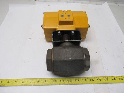 Hydac EDA100 Pneumatic Actuator W/KM40NPT-1334 W/1-1/2" Ball Valve 1500PSI Max