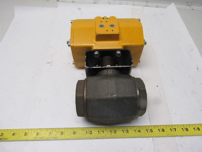 Hydac EDA100 Pneumatic Actuator W/KM40NPT-1334 W/1-1/2" Ball Valve 1500PSI Max