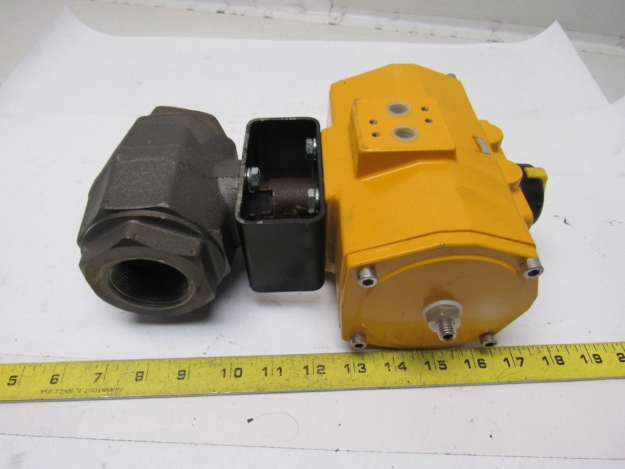 Hydac EDA100 Pneumatic Actuator W/KM40NPT-1334 W/1-1/2" Ball Valve 1500PSI Max