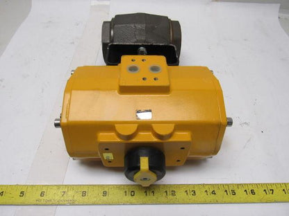 Hydac EDA100 Pneumatic Actuator W/KM40NPT-1334 W/1-1/2" Ball Valve 1500PSI Max