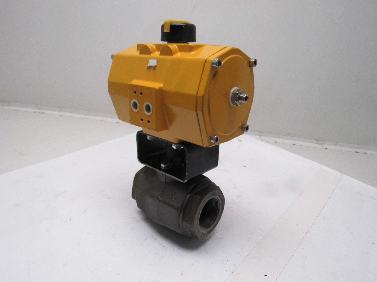 Hydac EDA100 Pneumatic Actuator W/KM40NPT-1334 W/1-1/2" Ball Valve 1500PSI Max