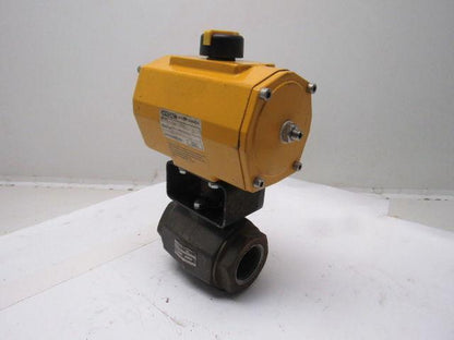 Hydac EDA100 Pneumatic Actuator W/KM40NPT-1334 W/1-1/2" Ball Valve 1500PSI Max