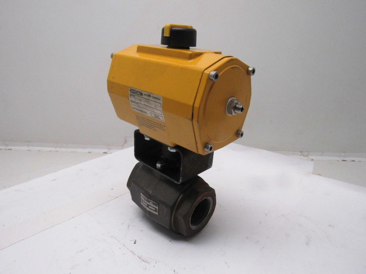 Hydac EDA100 Pneumatic Actuator W/KM40NPT-1334 W/1-1/2" Ball Valve 1500PSI Max