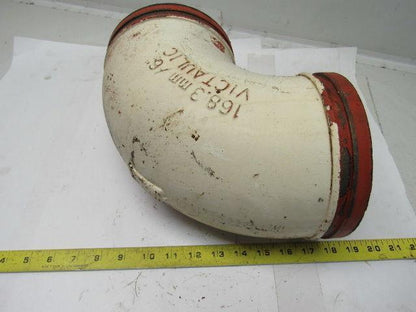 Victaulic No.10 6" 90° Grooved End Elbow Pipe Fitting 168.3mm