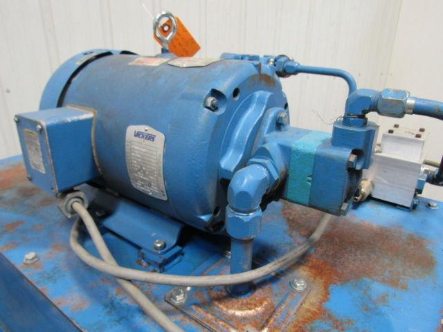 Eaton Vickers PSSCA1030V013 7-1/2Hp Hydraulic Power Unit 40 Gal 230/460V