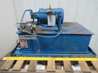Eaton Vickers PSSCA1030V013 7-1/2Hp Hydraulic Power Unit 40 Gal 230/460V