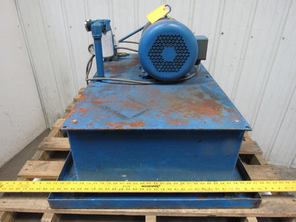 Eaton Vickers PSSCA1030V013 7-1/2Hp Hydraulic Power Unit 40 Gal 230/460V