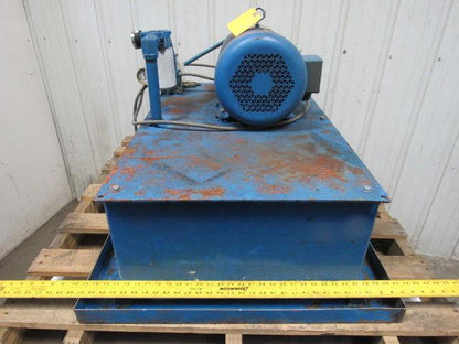 Eaton Vickers PSSCA1030V013 7-1/2Hp Hydraulic Power Unit 40 Gal 230/460V
