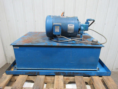 Eaton Vickers PSSCA1030V013 7-1/2Hp Hydraulic Power Unit 40 Gal 230/460V