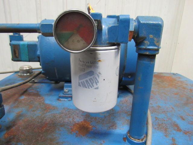 Eaton Vickers PSSCA1030V013 7-1/2Hp Hydraulic Power Unit 40 Gal 230/460V