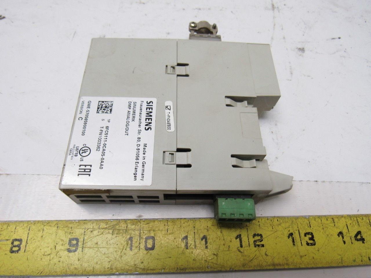 Siemens 6FC5111-0CA05-0AA0 Version C Sinumerik DMP Analog Output