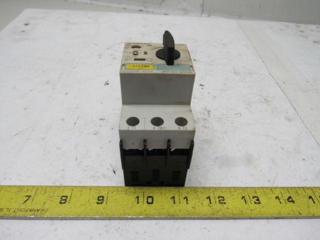 Siemens 3RV1421-0CA10 3 Pole SO 690V Max 0.18-0.25A Trip Range Manual Starter